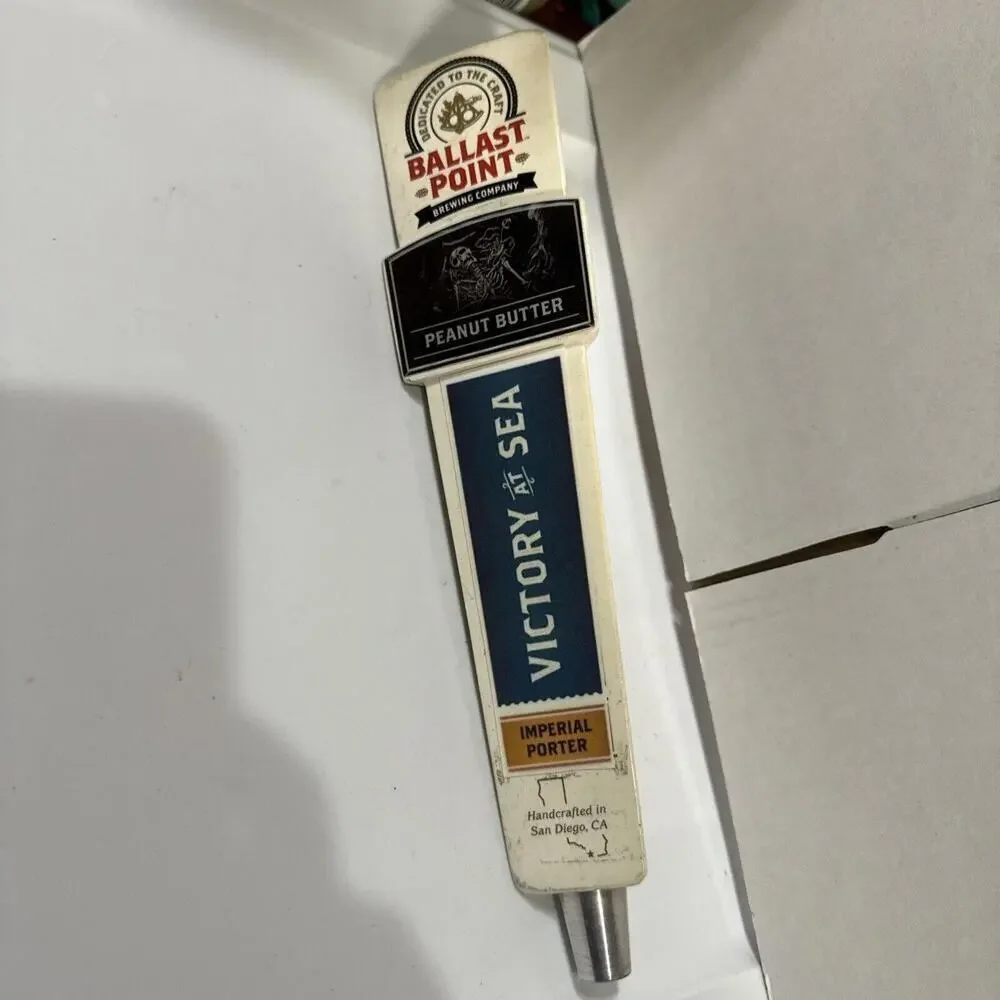 Ballast Point Beer Tap Handle Victory At Sea Peanut Butter Imperial Porter Cali - Picture 3 of 5